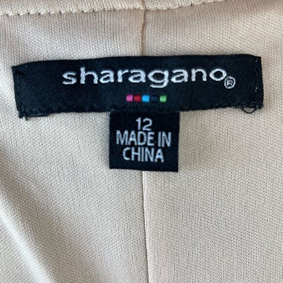 Sharagano Navy Blue Lace Midi Dress Size 12 EUC - Picture 8 of 9